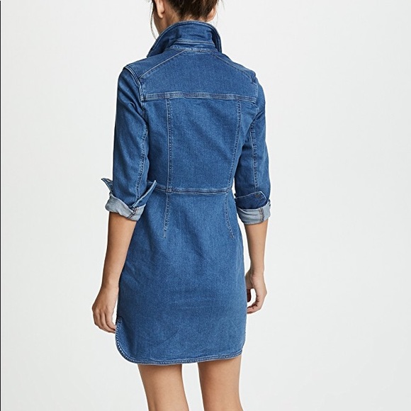 Free People Dynomite in Denim Mini Dress - Picture 2 of 7